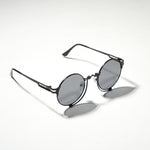 Chokore  Chokore Vintage Round Metal Sunglasses (Black)