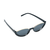 Chokore Chokore Half-frame Cat-eye Sunglasses (Black)