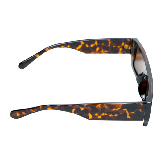 Chokore Vintage Rectangular Sunglasses (Brown)