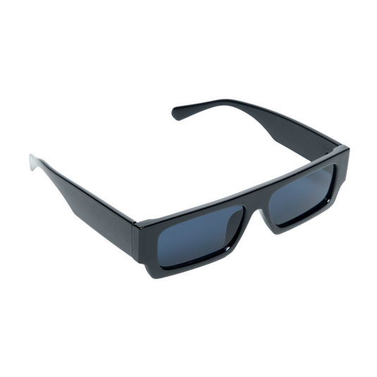 Chokore Vintage Rectangular Sunglasses (Black)
