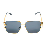 Chokore Chokore Retro Polarized Sunglasses (Blue & Silver) Chokore Double Bridge Leopard Head Sunglasses (Black)