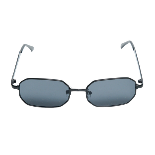Chokore Rectangular Edgy Sunglasses (Black)
