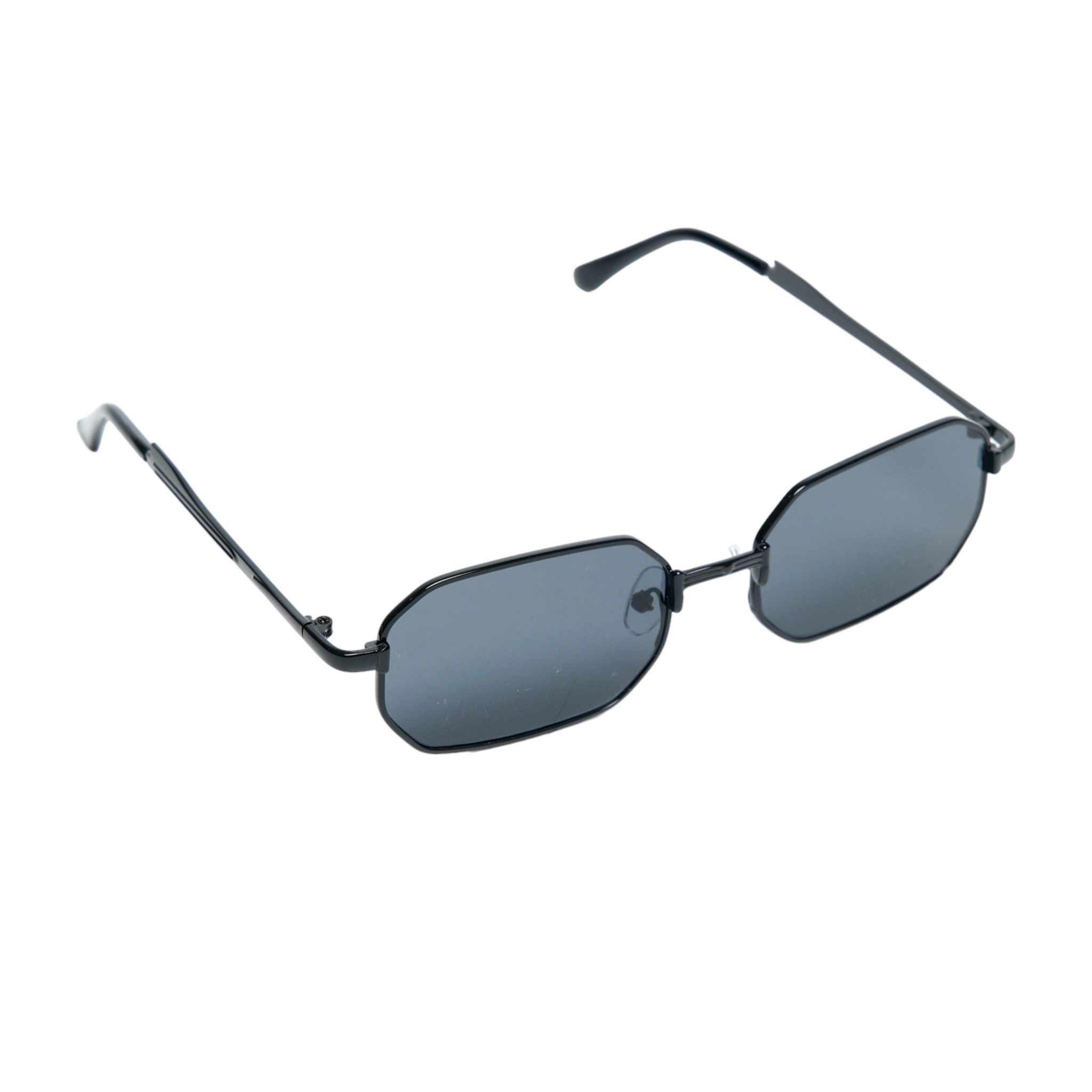 Chokore Rectangular Edgy Sunglasses (Black)