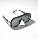 Chokore Chokore Half-frame Gradient Aviators Sunglasses (Black) Chokore Oversized Single Lens Sunglasses (Black)