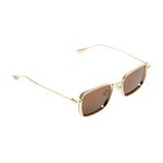 Chokore Chokore Double Beam Designer Metal Sunglasses (Brown) 