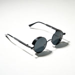 Chokore Chokore Iconic Wayfarer Sunglasses (Wood & Black) Chokore Retro Polarized Round Sunglasses (Black)