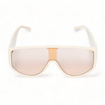 Chokore Chokore Retro Oversized UV-400 Protected Sunglasses (White) 