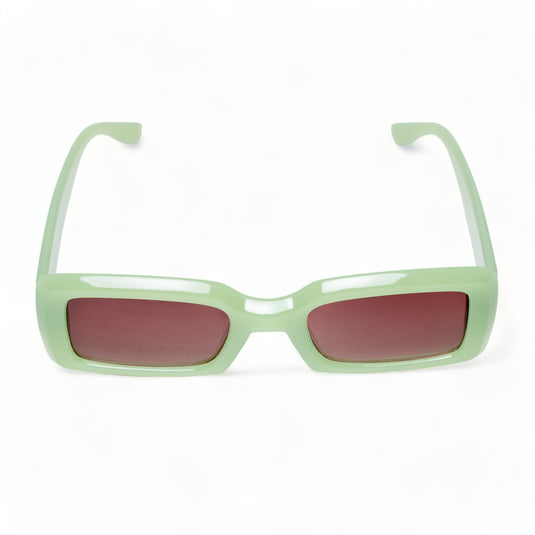 Chokore Rectangular Sunglasses with UV 400 Protection (Green)