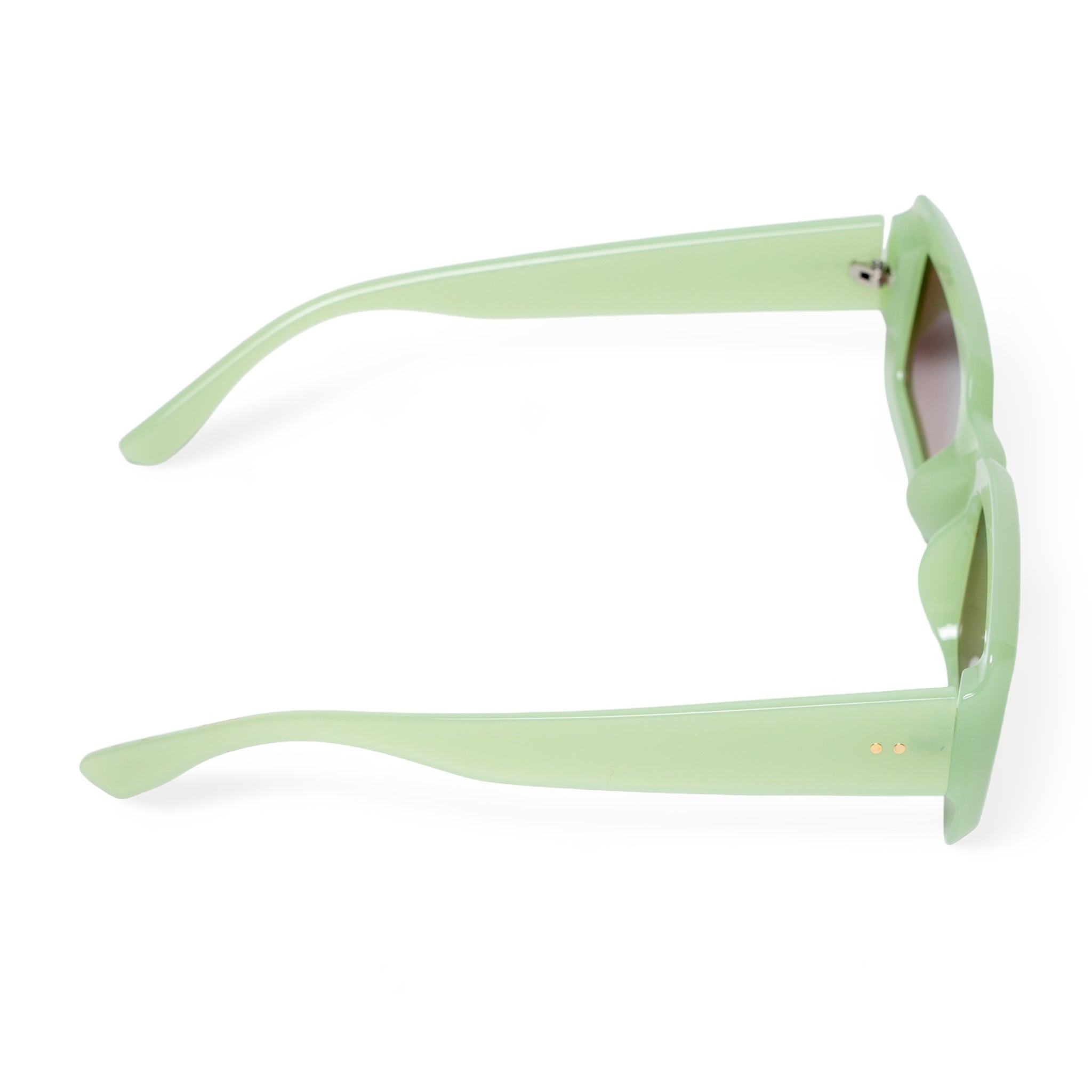 Chokore Rectangular Sunglasses with UV 400 Protection (Green)