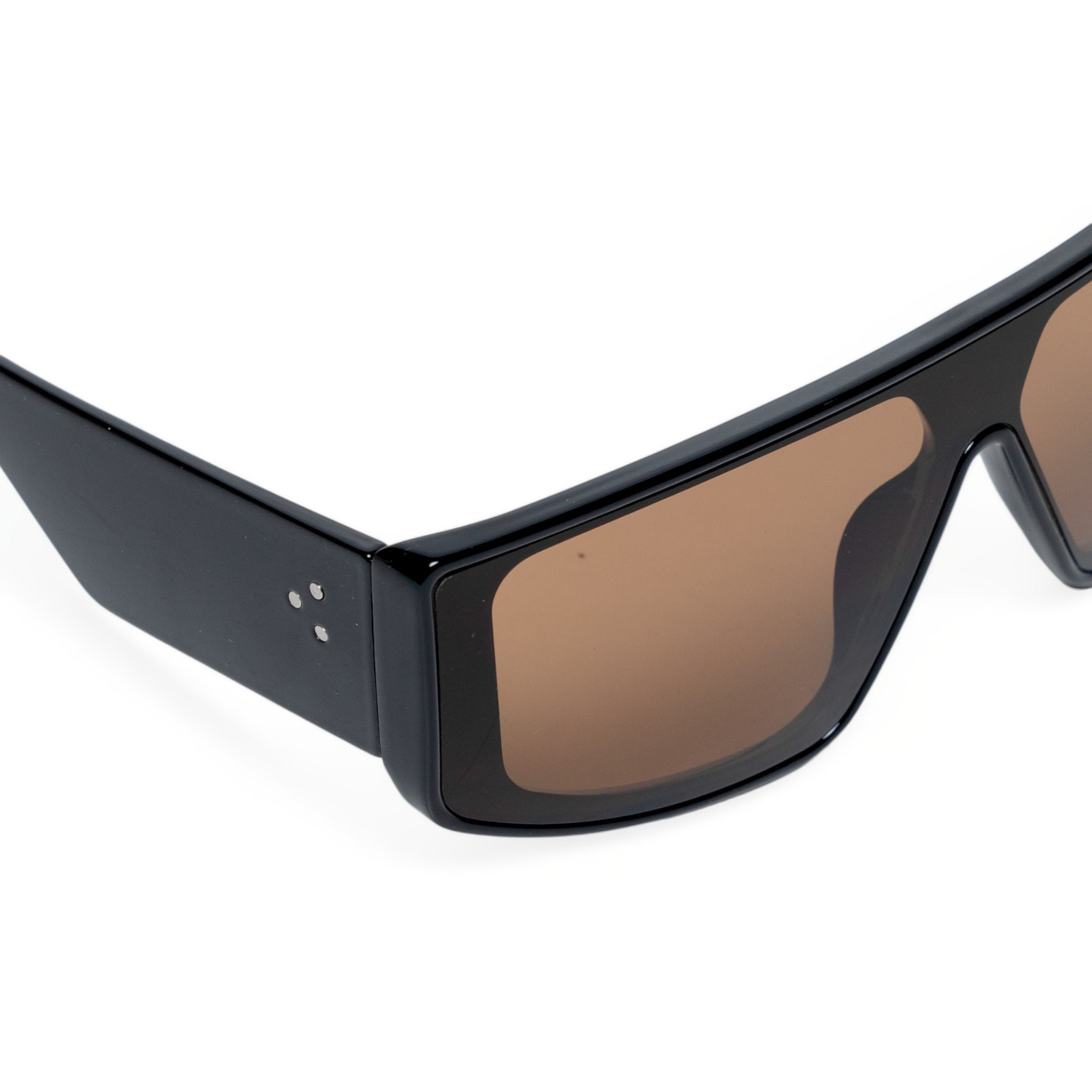 Chokore Oversized Rectangular Sunglasses (Black)