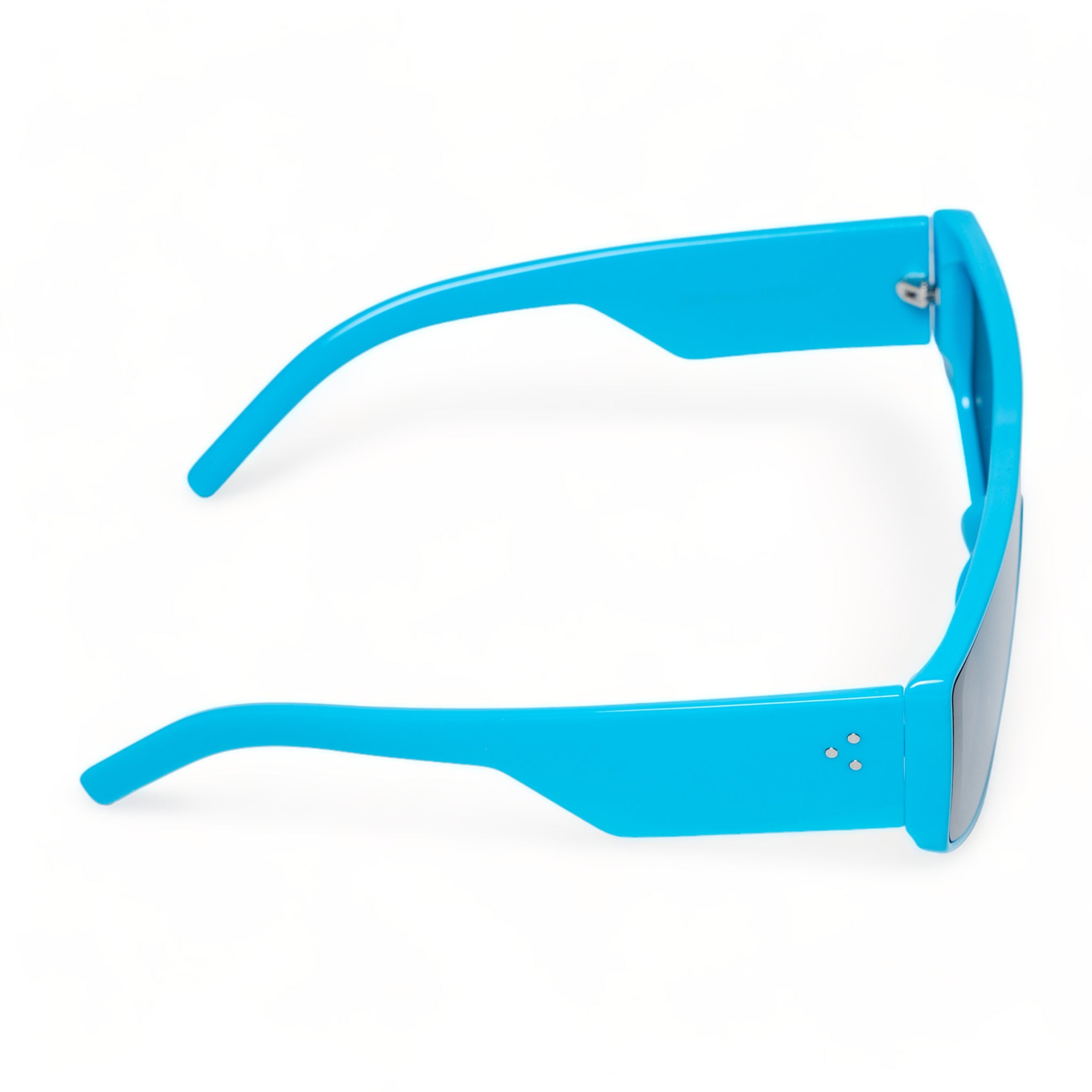 Chokore Oversized Rectangular Sunglasses (Blue)