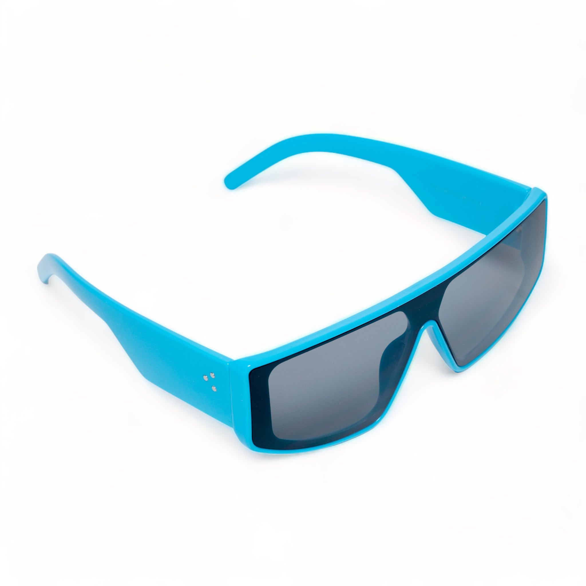 Chokore Oversized Rectangular Sunglasses (Blue)