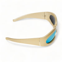 Chokore Chokore Trendy Sports Sunglasses (Golden)