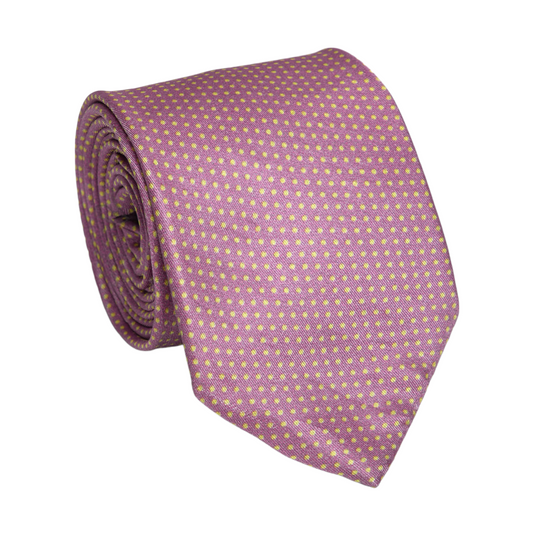 Chokore Marsala & Off-white Dots Silk Necktie