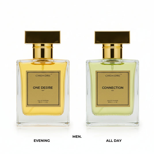 One Desire · Connection | 2 x 50ml Perfume Combo For Men | (Morning / Evening All Day)