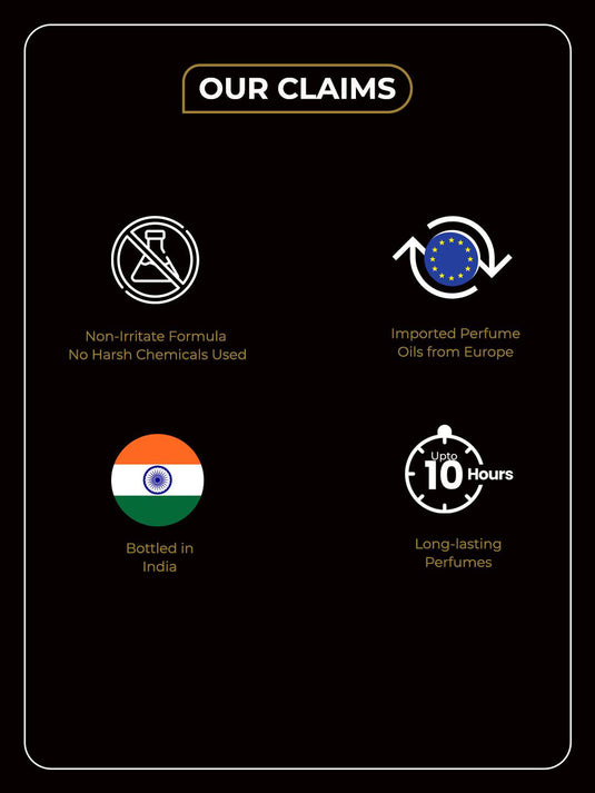 Perfume Combo Set of 5x15ml (Zephyr + Closer+ 100 Per Scent+ Oudacious + Midnight)