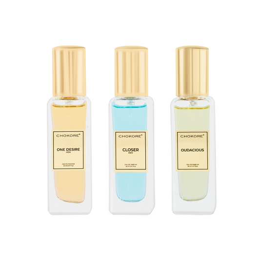 One Desire Â· Closer Â· Oudacious | 3 x 15ml / 20ml Perfume Combo For Men | (Evening / Night)