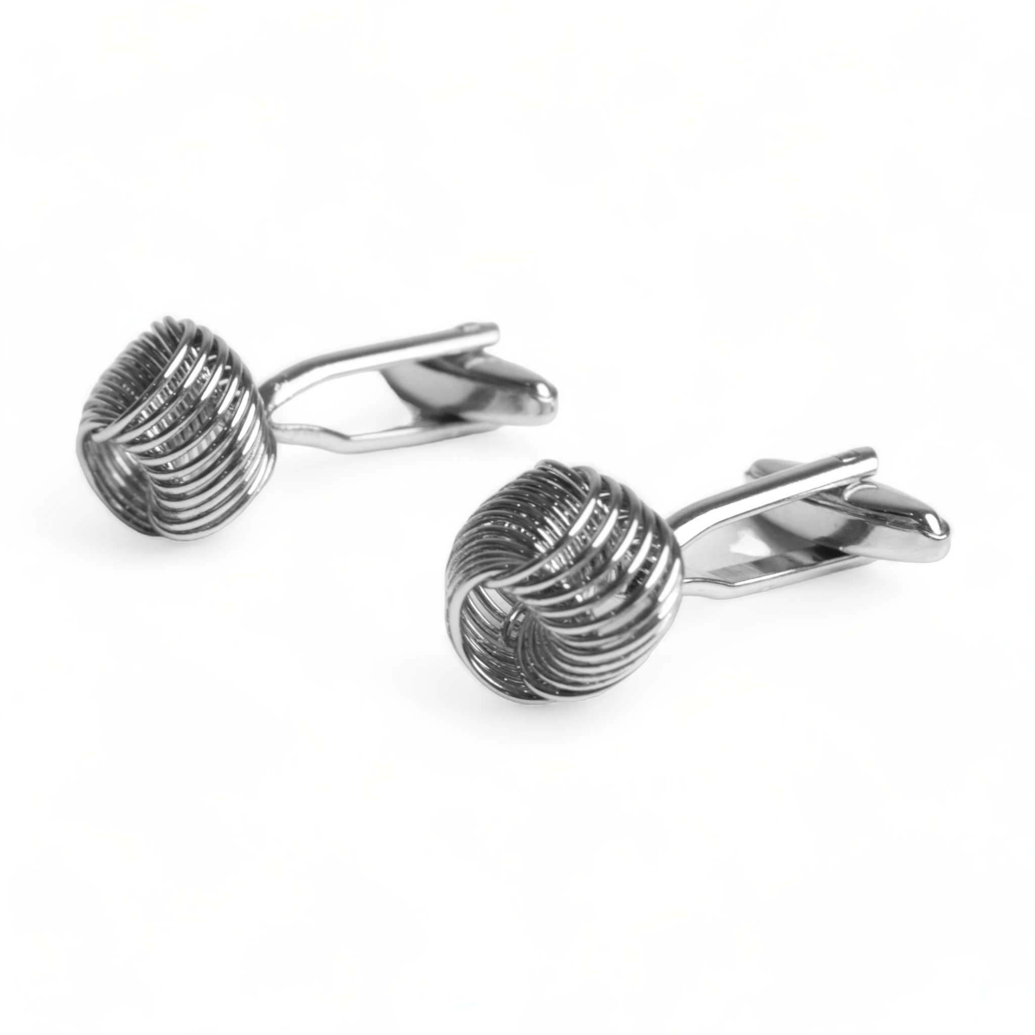 Chokore Metal Knot Cufflinks (Silver)
