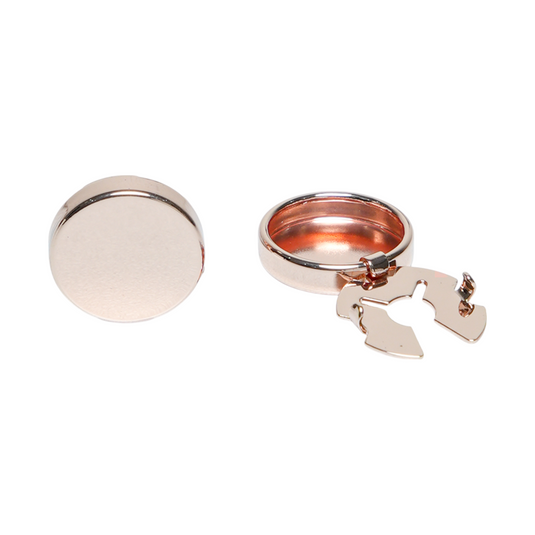 Rose Gold Brass Cuff Buttons – Easy-Fit Sophisticated Wear