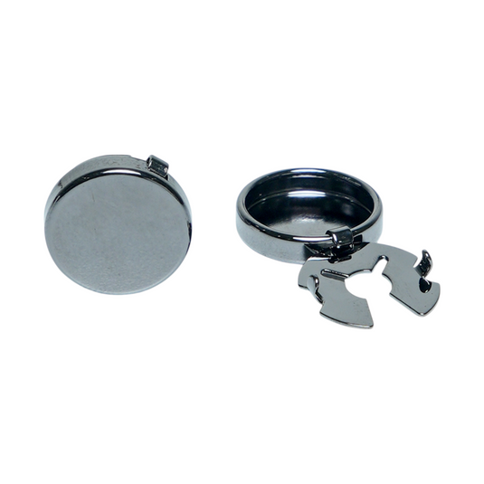 Glossy Black Brass Cuff Buttons – Easy-Fit Elegant Wear
