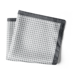 Chokore  Checkered Past (Grey) - Pocket Square