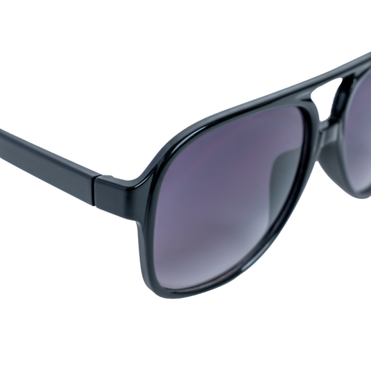 Chokore Round & Retro Polarized Sunglasses (Brown & Black)