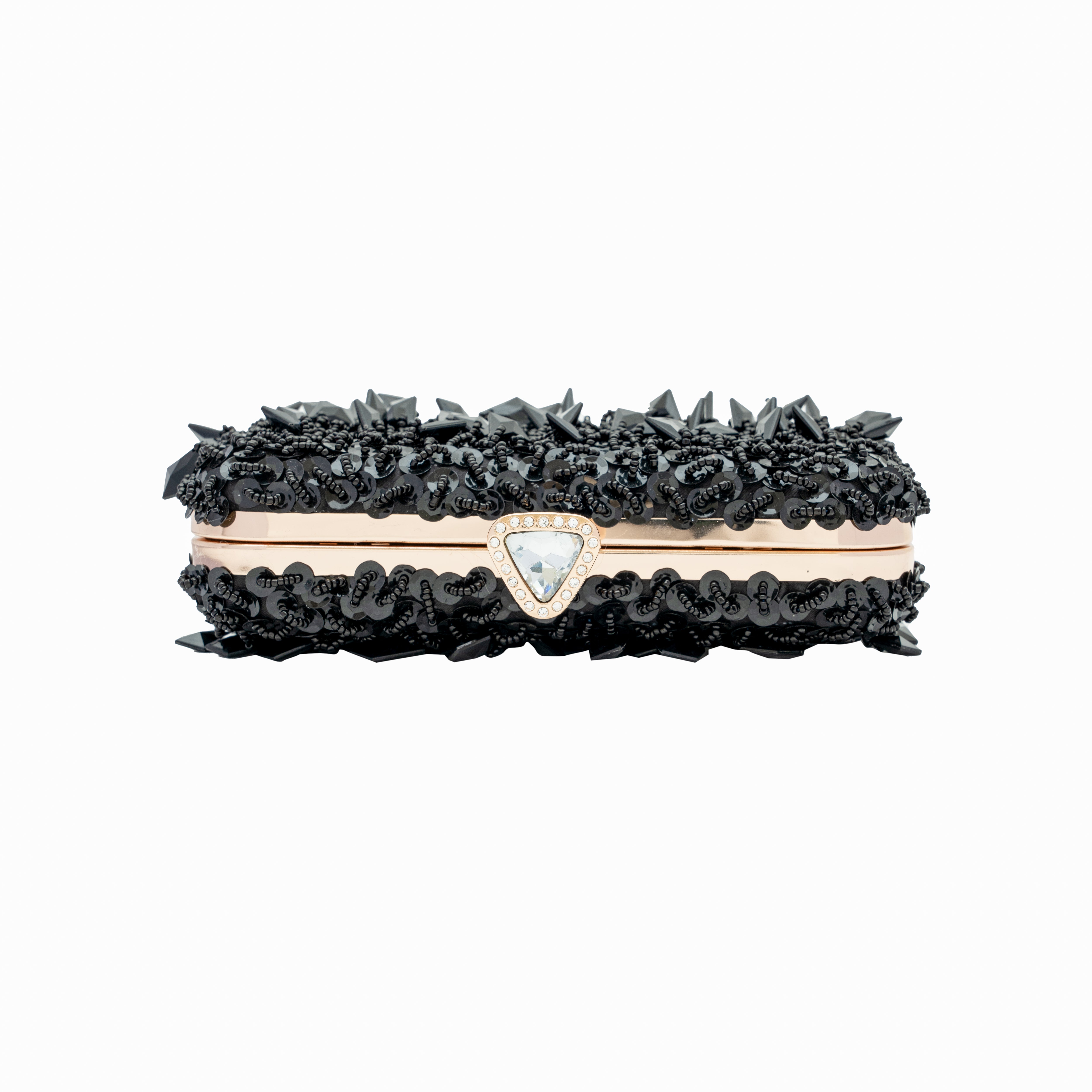 chokore Chokore Embellished Evening Clutch/Handbag (Black)