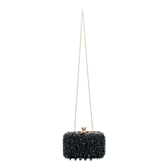 Chokore Chokore Embellished Evening Clutch/Handbag (Black) 