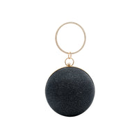 Chokore Chokore Spherical Rhinestone Crossbody Bag (Black)