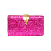 Chokore Chokore Shimmery Leaf Clutch/Handbag (Pink)