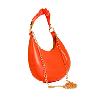 Chokore Chokore Baguette Bag with Gold Chain (Orange)