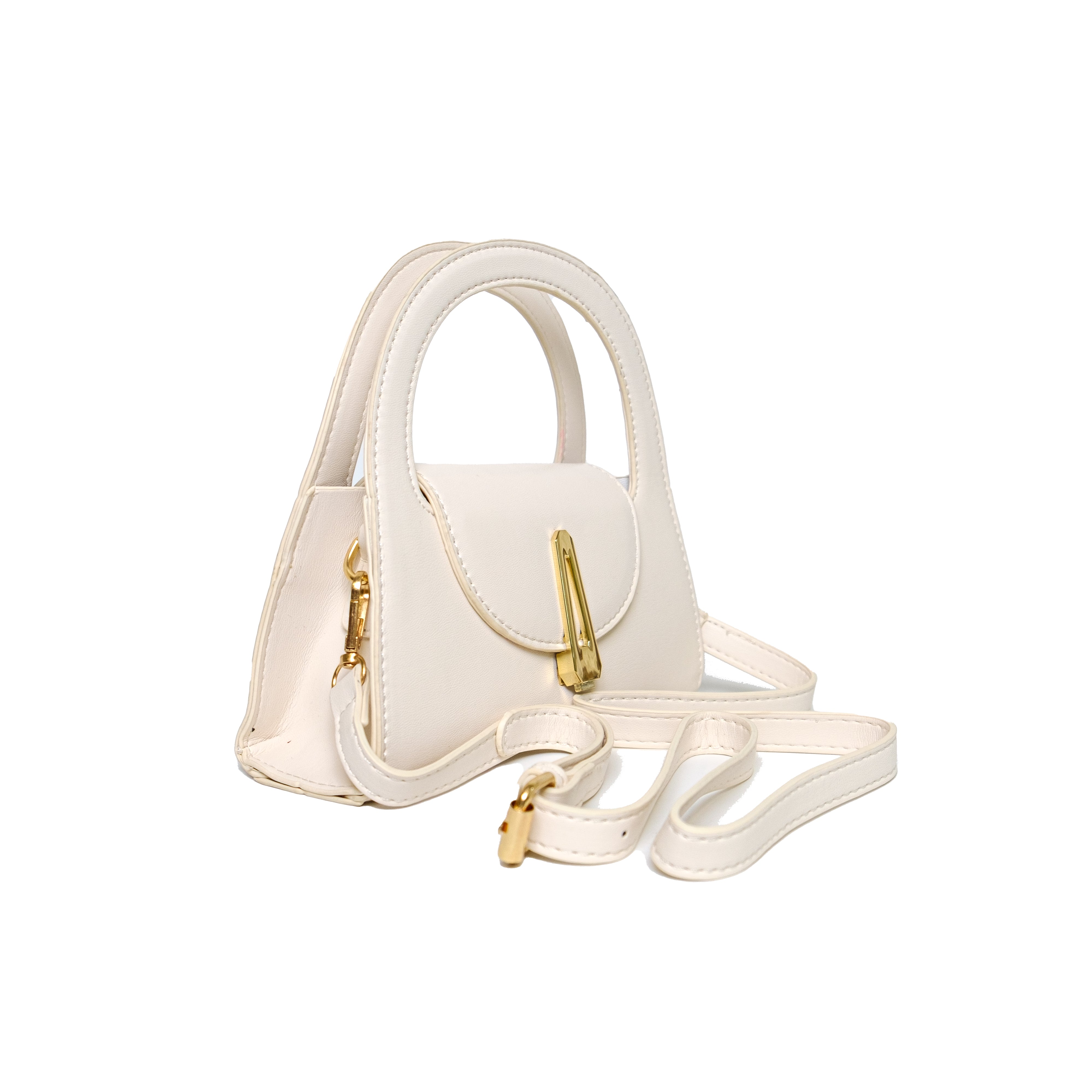 chokore Chokore Sensational Handbag with Retro Lock (White)