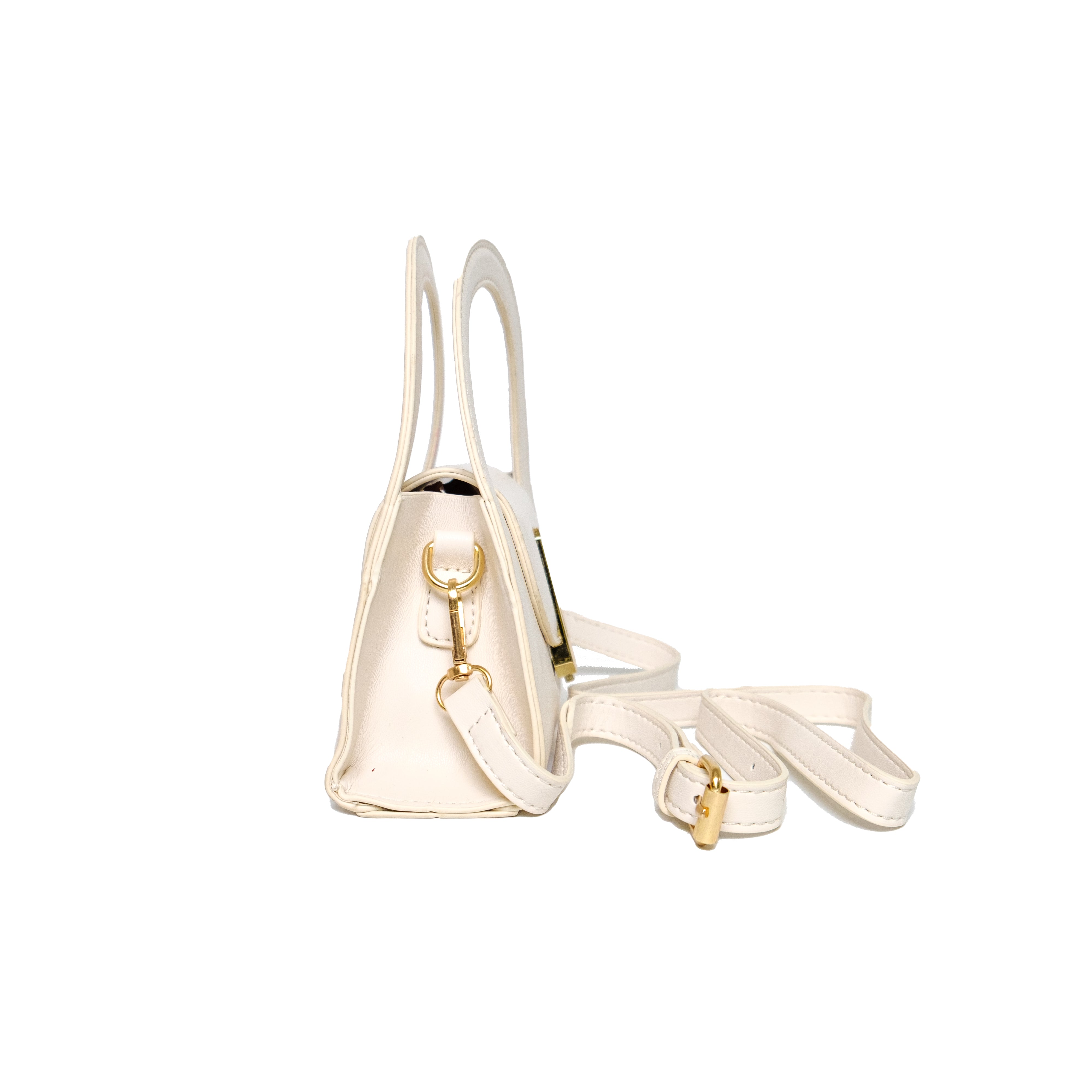 chokore Chokore Sensational Handbag with Retro Lock (White)