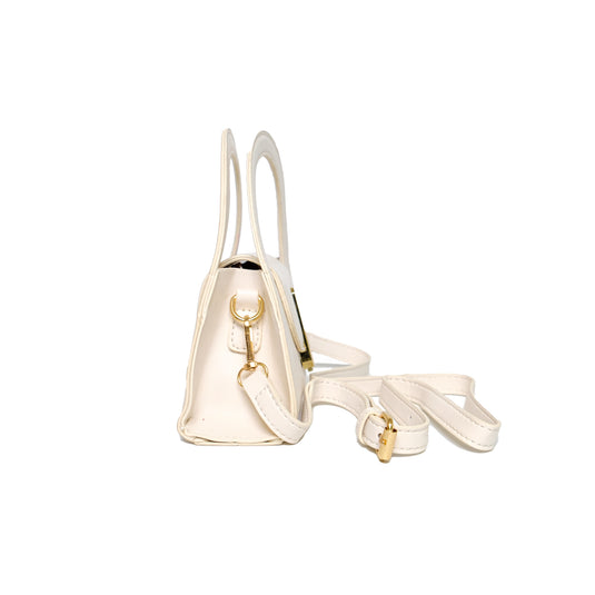 Chokore Chokore Sensational Handbag with Retro Lock (White) 