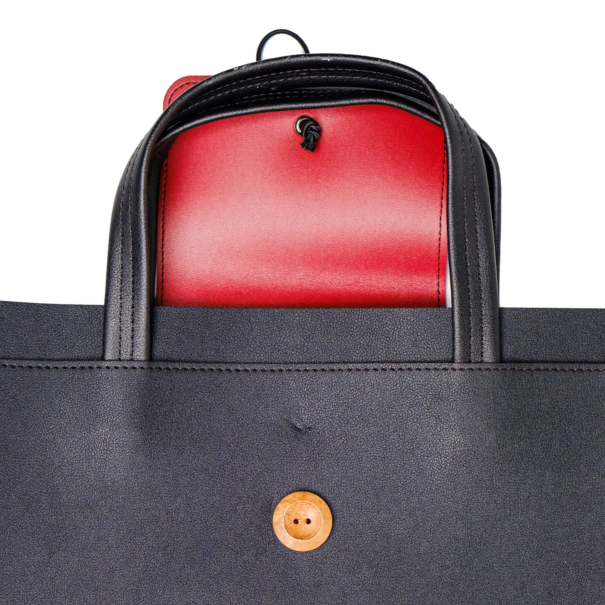 Chokore Small Luxury Vegan Leather Bag for Women (Black)