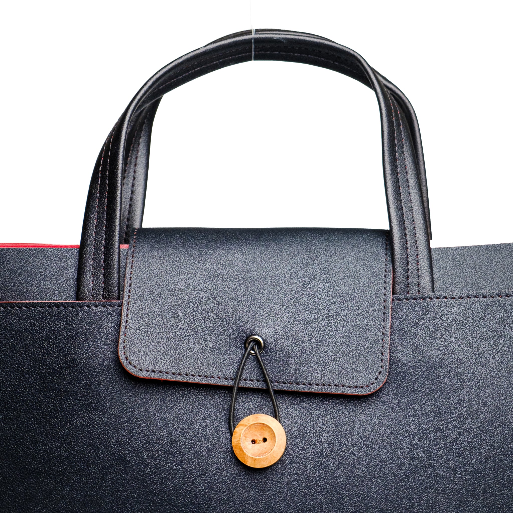 Chokore Small Luxury Vegan Leather Bag for Women (Black)