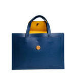 Chokore Chokore Large Luxury Vegan Leather Bag for Women (Blue) 