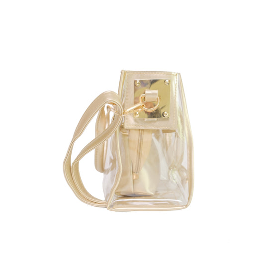 Chokore Chokore Clear Handbag, Set of 2 (Gold) 
