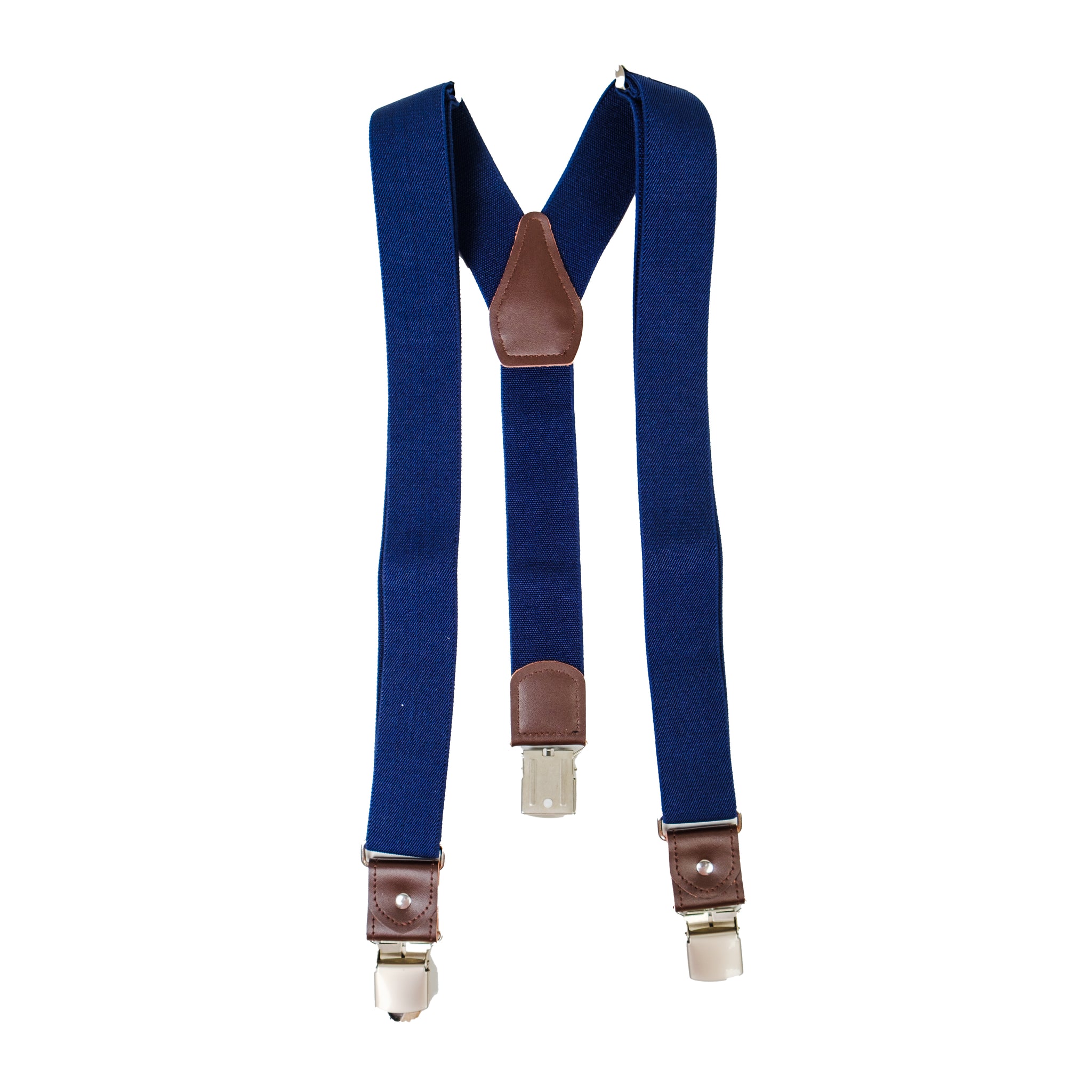 Chokore Y-shaped Elastic Suspenders for Men (Navy Blue)
