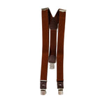 Chokore  Chokore Y-shaped Suspenders with Leather detailing and adjustable Elastic Strap (burgundy)