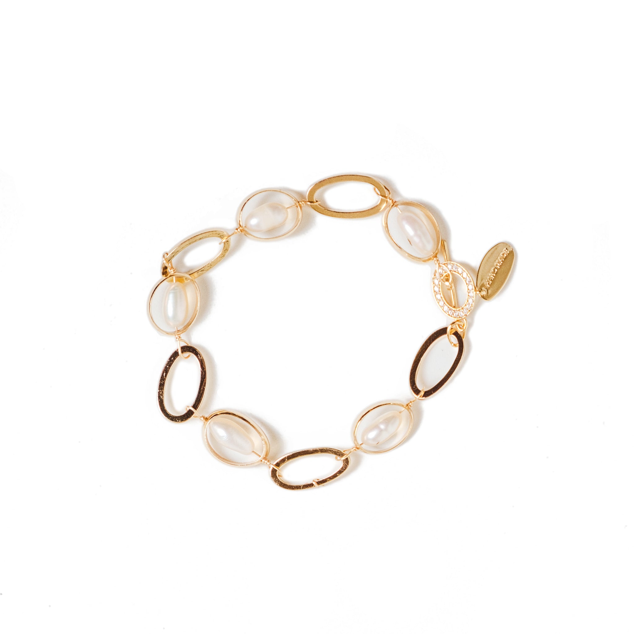 Chokore Oval Freshwater Pearl Bracelet