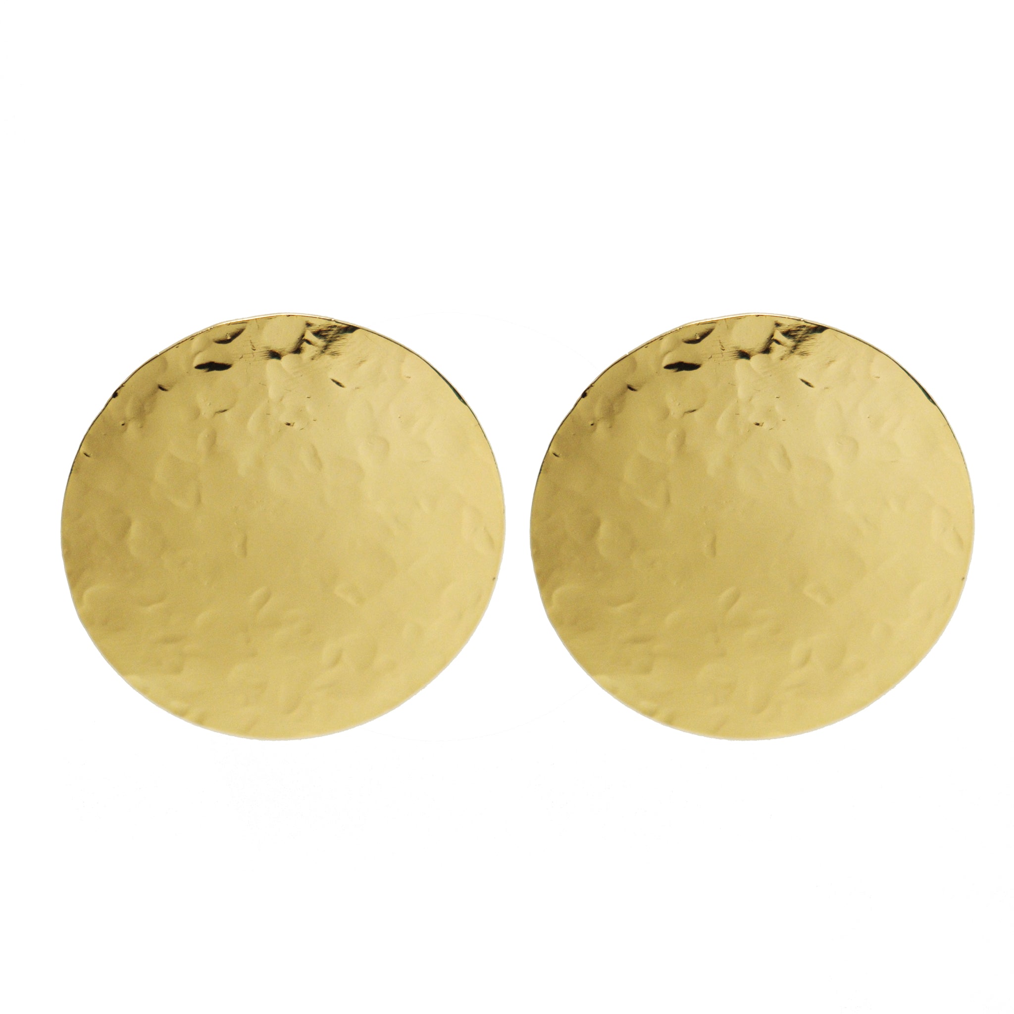 Chokore Solid Foil Stud Earrings (Gold)