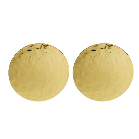 Chokore Solid Foil Stud Earrings (Gold) - Chokore Solid Foil Stud Earrings (Gold)