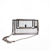 Chokore Chokore Metallic Cage Handbag (Black)
