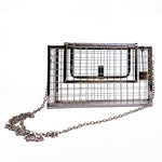 Chokore  Chokore Metallic Cage Handbag (Black)