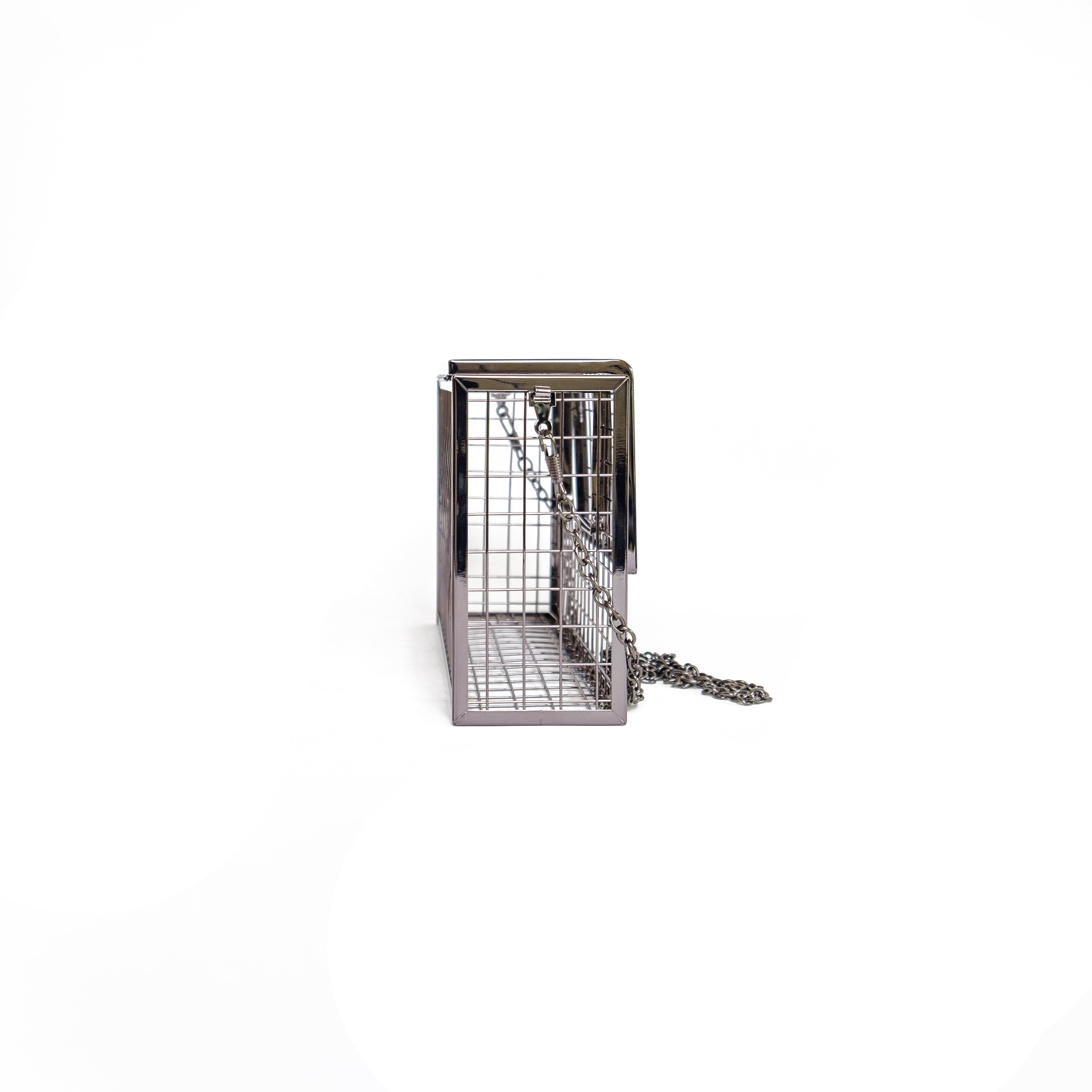 chokore Chokore Metallic Cage Handbag (Metallic Black)