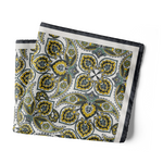 Chokore Chokore Yellow Silk Tie - Solids range Gulmarg - Pocket Square