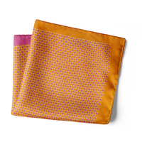 Chokore Chokore 2-in-1 Gold & Purple Silk Pocket Square - Indian At Heart line