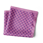 Chokore  Chokore Purple color Silk Pocket Square - Indian At Heart line