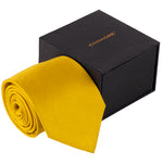 Chokore Chokore Red & Orange Silk Pocket Square - Indian At Heart line Chokore Yellow Silk Tie - Solids range